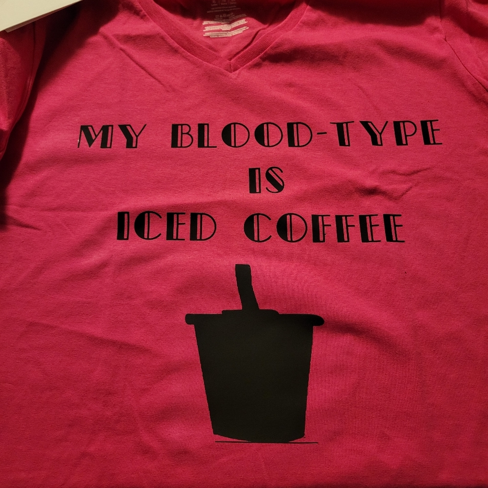 Handmade vinyl tshirt